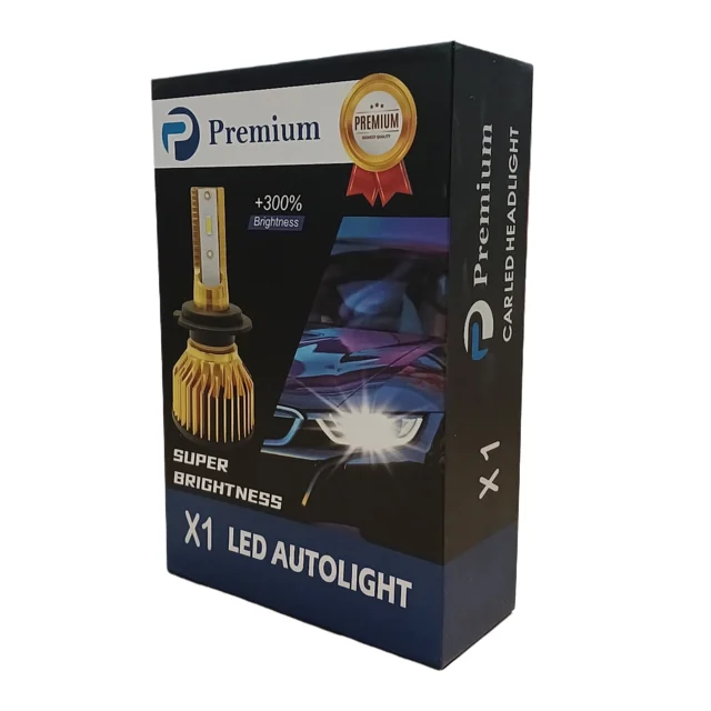 هدلایت پرمیوم مدل X1 پایه H7 گارانتی